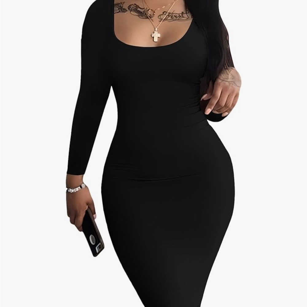 Black Longsleeve Dress